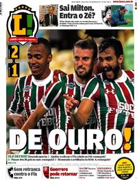 Capa do jornal Lance - Rio de Janeiro 22/08/2017