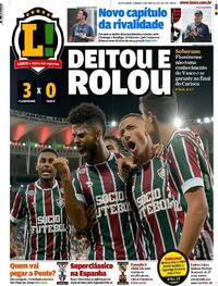 Capa do jornal Lance - Rio de Janeiro 23/04/2017