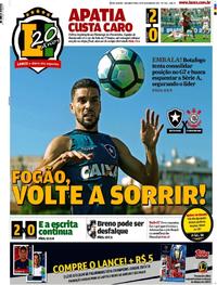 Capa do jornal Lance - Rio de Janeiro 23/10/2017
