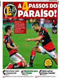 Capa do jornal Lance - Rio de Janeiro 23/11/2017