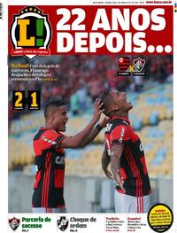 Capa do jornal Lance - Rio de Janeiro 24/04/2017