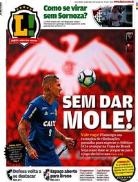 Capa do jornal Lance - Rio de Janeiro 24/05/2017