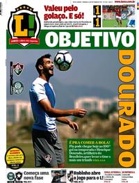 Capa do jornal Lance - Rio de Janeiro 24/09/2017