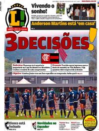 Capa do jornal Lance - Rio de Janeiro 25/07/2017