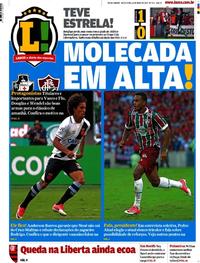 Capa do jornal Lance - Rio de Janeiro 26/05/2017