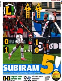 Capa do jornal Lance - Rio de Janeiro 26/06/2017