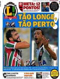 Capa do jornal Lance - Rio de Janeiro 26/08/2017