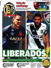 Capa do jornal Lance - Rio de Janeiro 26/12/2017
