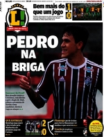 Capa do jornal Lance - Rio de Janeiro 27/01/2017