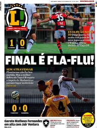 Capa do jornal Lance - Rio de Janeiro 27/02/2017