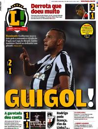Capa do jornal Lance - Rio de Janeiro 27/04/2017