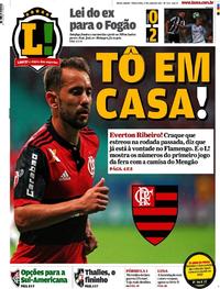 Capa do jornal Lance - Rio de Janeiro 27/06/2017
