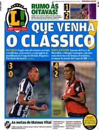 Capa do jornal Lance - Rio de Janeiro 27/07/2017