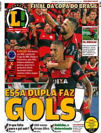 Capa do jornal Lance - Rio de Janeiro 27/09/2017