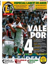 Capa do jornal Lance - Rio de Janeiro 27/10/2017