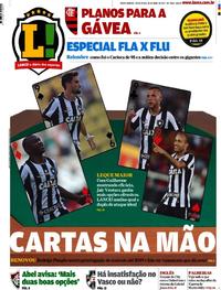 Capa do jornal Lance - Rio de Janeiro 28/04/2017