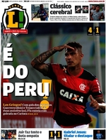 Capa do jornal Lance - Rio de Janeiro 29/01/2017