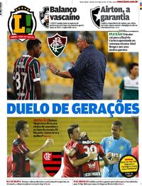 Capa do jornal Lance - Rio de Janeiro 29/04/2017