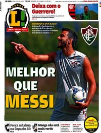 Capa do jornal Lance - Rio de Janeiro 30/05/2017