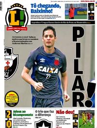 Capa do jornal Lance - Rio de Janeiro 31/08/2017