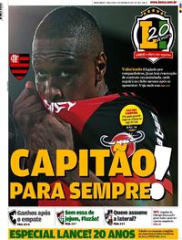 Capa do jornal Lance - Rio de Janeiro 31/10/2017