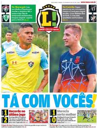 Capa do jornal Lance - Rio de Janeiro 02/12/2018