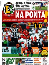 Capa do jornal Lance - Rio de Janeiro 04/03/2018