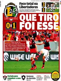 Capa do jornal Lance - Rio de Janeiro 05/02/2018