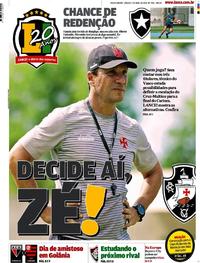 Capa do jornal Lance - Rio de Janeiro 07/04/2018