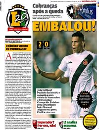 Capa do jornal Lance - Rio de Janeiro 08/02/2018