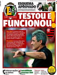 Capa do jornal Lance - Rio de Janeiro 09/03/2018