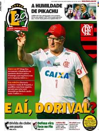 Capa do jornal Lance - Rio de Janeiro 18/10/2018