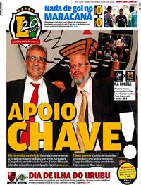 Capa do jornal Lance - Rio de Janeiro 21/01/2018