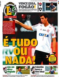 Capa do jornal Lance - Rio de Janeiro 23/09/2018