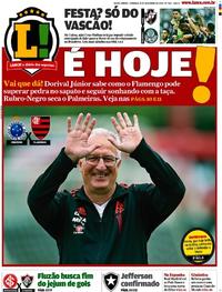 Capa do jornal Lance - Rio de Janeiro 25/11/2018