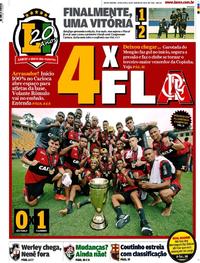 Capa do jornal Lance - Rio de Janeiro 26/01/2018