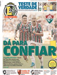 Capa do jornal Lance - Rio de Janeiro 27/03/2018