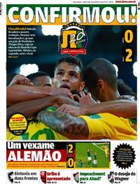 Capa do jornal Lance - Rio de Janeiro 28/06/2018