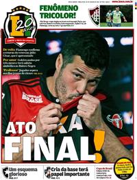 Capa do jornal Lance - Rio de Janeiro 30/01/2018