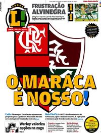 Capa do jornal Lance - Rio de Janeiro 05/04/2019