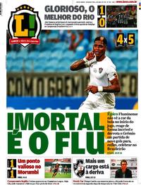 Capa do jornal Lance - Rio de Janeiro 06/05/2019