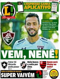 Capa do jornal Lance - Rio de Janeiro 07/01/2019