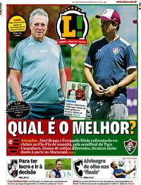 Capa do jornal Lance - Rio de Janeiro 08/02/2019