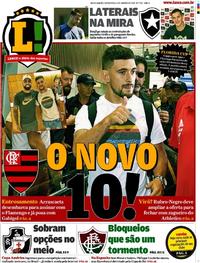Capa do jornal Lance - Rio de Janeiro 11/01/2019