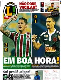Capa do jornal Lance - Rio de Janeiro 11/04/2019