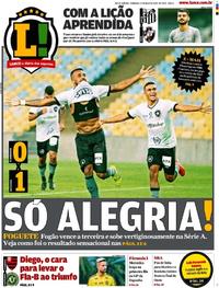 Capa do jornal Lance - Rio de Janeiro 12/05/2019
