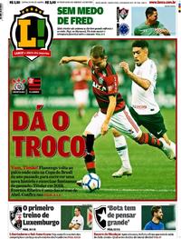 Capa do jornal Lance - Rio de Janeiro 15/05/2019