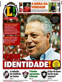 Capa do jornal Lance - Rio de Janeiro 16/04/2019
