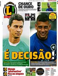 Capa do jornal Lance - Rio de Janeiro 17/03/2019