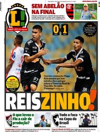 Capa do jornal Lance - Rio de Janeiro 29/03/2019